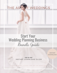 how to start your wedding planning business
