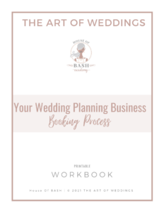How to book clients for your wedding planning business