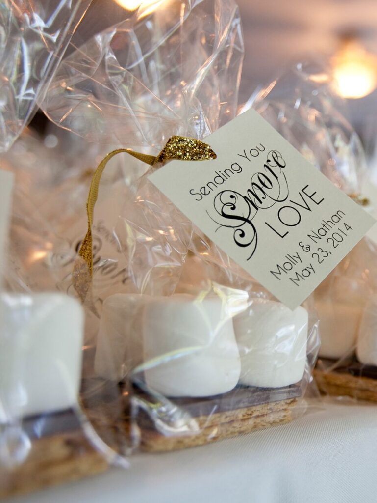 s'more wedding guest favors